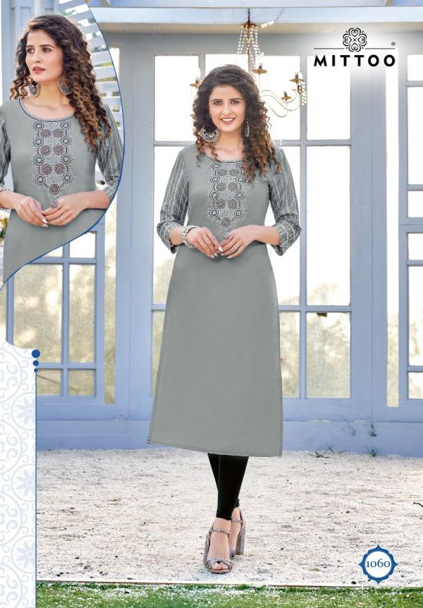 Mittoo Prince Designer Stright Cut Kurtis Collection